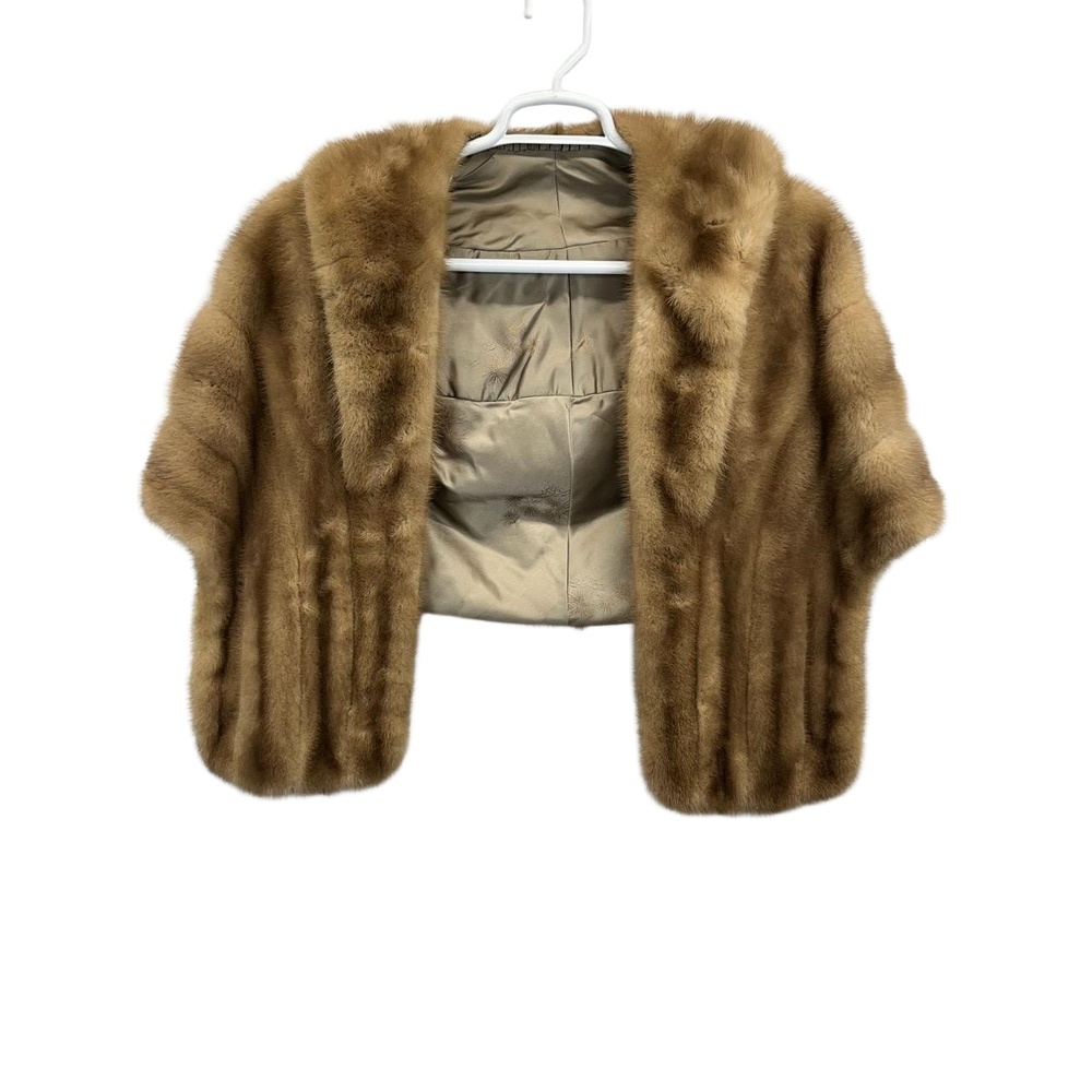 Vintage‎ Women's Autumn Haze Real Fur B Sybil Shawl Stole Wrap